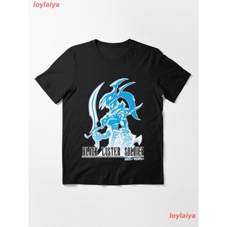 Black Luster Soldier In Final Fantasy Style Essential T-Shirt เสื้อยืดผู้ชาย ลายการ์ตูนพิมพ์ลายเสื้อลายการ์ตูนผู้หญิง เส