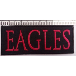 Eagles ตัวรีดติดเสื้อ กระเป๋า เป้ ยีนส์ หมวก ตัวรีด อาร์มติดเสื้อ กระเป๋า เป้ ยีนส์ หมวก Music Heavy Metal