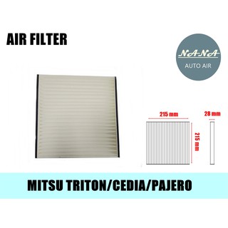 กรองแอร์ MITSU TRITON/CEDIA/PAJERO,กรองอากาศ,FILLTER,ฟิลเตอร์,กรองแอร์รถยนต์