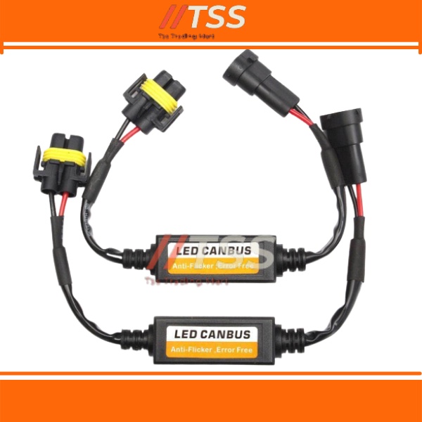 CANBUS รถ LED ไฟหน้า Canbus ข้อผิดพลาดฟรี LED ถอดรหัสคําเตือน Canceller & Anti Flicker H7 9005 9006 