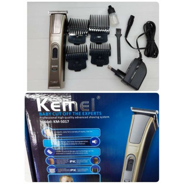 Kemei kM5017  ปัตตาเลี่ยนตัดผมไร้สาย