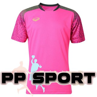 เสื้อผู้รักษาประตูฟุตบอลคอกลมแขนสั้นสีชมพู Grand Sport 038301 size S-2XL(3L) แท้ 100% ราคาส่ง