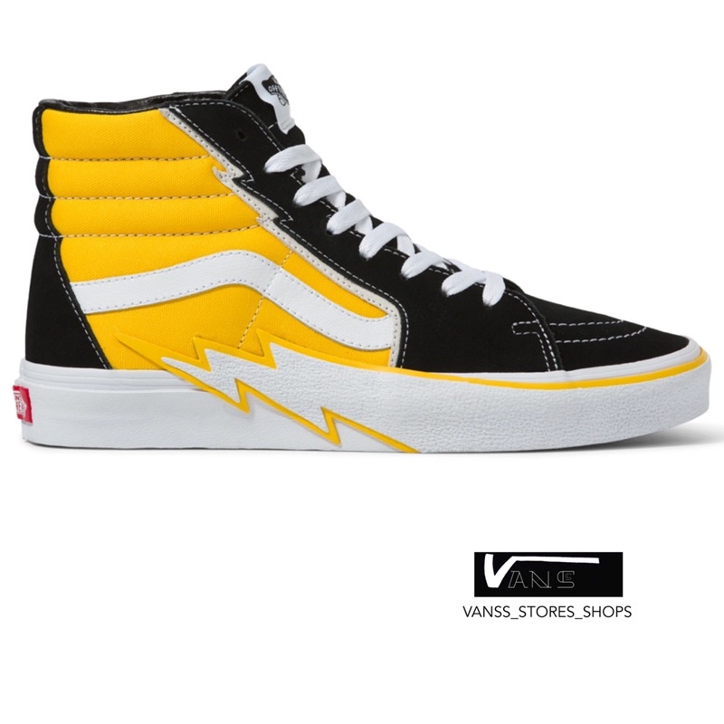 vans hi sk8 yellow