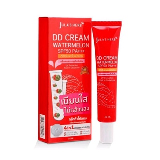 DD CREAM WATERMELON SPF50 PA++ 40ml ดีดีครีมแตงโม * แบบหลอด