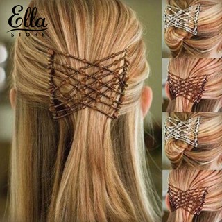 ELLA ® Fashion Stretchy Hair Comb Slide Clip Headwear