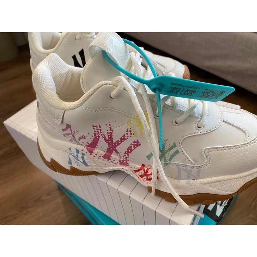 Mlb Korea Yankees NY รองเท้าผ้าใบ รองเท้าวิ่ง แฟชั่น สําหรับผู้ชาย