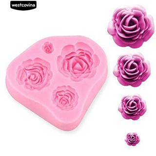 Qose ซิลิโคน Fondant Embossing Mold Mold Sugarcraft เครื่องมือทำเบเกอรี่ DIY