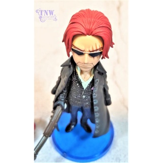 [ มือสอง งานแท้ ญี่ปุ่น ] Shanks แซงคูล ขนาด 3"  วันพีช Pirate Onepiece (ของแท้)