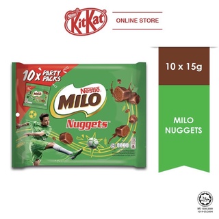 Milo Nugget 🍫 [ไมโลนักเก็ต] ห่อใหญ่ (15g.x10ห่อ)