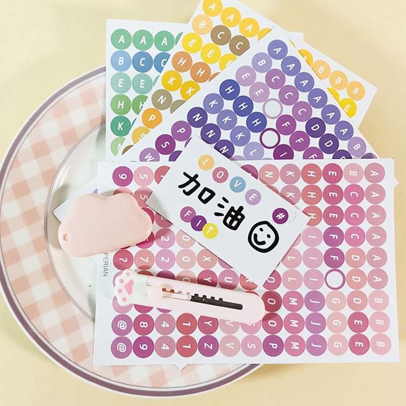 Chic fun shop สติ๊กเกอร์ตัวอักษร Diy สําหรับติดตกแต่ง