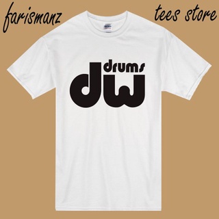 ใหม่ เสื้อยืดคอกลม ผ้าฝ้าย พิมพ์ลายโลโก้ Dw Drums สีขาว ไซซ์ xs-3xl 1 สําหรับผู้ชาย ของขวัญวันเกิด แม่ พ่อสามารถปรับแต่ง