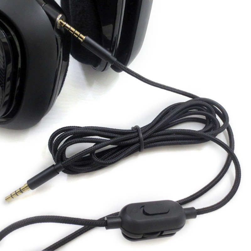 audio earphone cable for astro a10 a40 gaming headset with volume control
