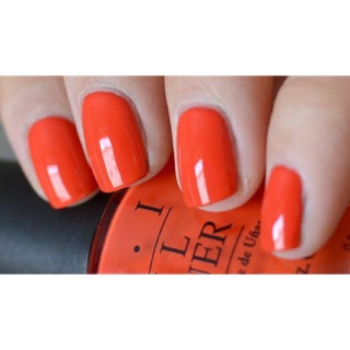 OPI - A good mandarin is hard to find สีส้มเข้มแมนดาริน