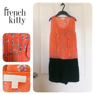 jumpsuit เเขนกุด Brand French kitty size m