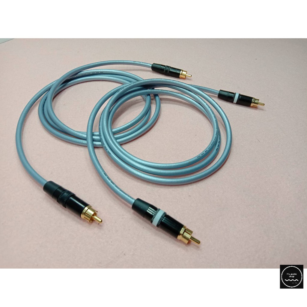 สายสัญญาณ rca mps x-22 พร้อมใช้งาน หัว rca nuetrik/rean ราคาต่อ 2 เส้น สุดคุ้มค่า..