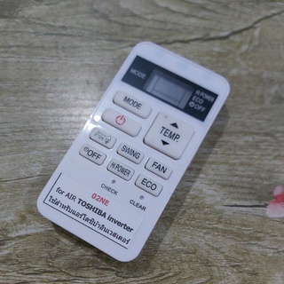 👍รีโมทแอร์โตชิบ้าอินเวสเตอร์ใส่ถ่านใช้ได้เลย