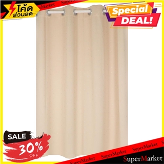 ผ้าม่าน EYELET HOME L&amp;S GEETA UV 140X160 ซม. สีครีม ผ้าม่านหน้าต่าง EYELET CURTAIN HOME L&amp;S GEETA UV 140X160CM CREAM