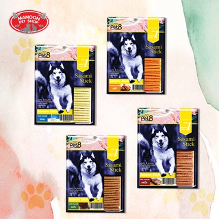 [MANOON] PET8 JS Sasami Stick Dog Treats เพ็ทเอ็ท ซาซามิ ขนมสุนัข ขนาด 400 กรัม