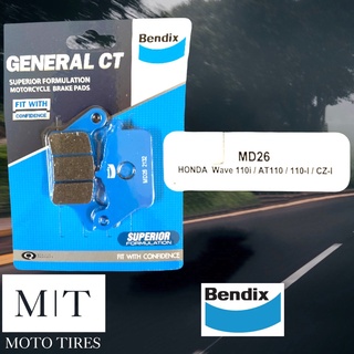 ผ้าดิสเบรค BENDIX MD26 HONDA Wave 110i / AT110 / 110-I / CZ-I