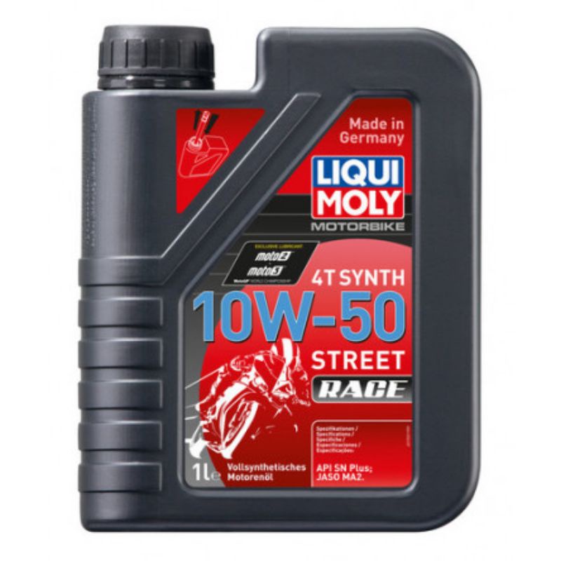 Liqui Moly 10w50 การแข่งขันถนนสังเคราะห์เต็มรูปแบบ
