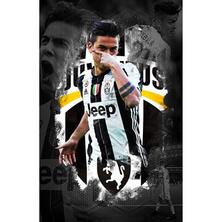 โปสเตอร์ เปาโล ดิบาล่า Paulo Dybala Juventus ยูเวนตุส Poster ของขวัญ ฟุตบอล Football รูปติดผนัง แต่งบ้าน แต่งคอนโด