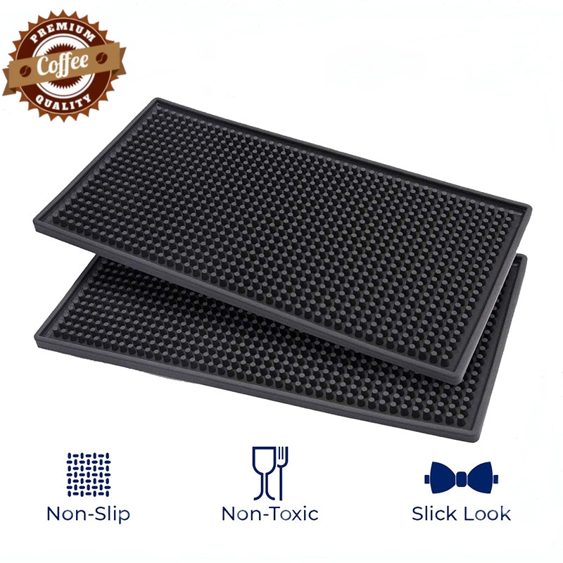 สินค้าพร้อมส่ง✔️ แผ่นยางกันลื่น  แผ่นรองเคาเตอร์บาร์  Bar Mat อุปกรณ์เชคเกอร์ แผ่นยางกันลื่น แผ่นรองบาร์ waterproof