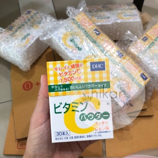 DHC Vitamin C Powder 30 วัน 1500mg. วิตามินC แบบผง เลม่อนเข้มข้น ดูดซึมเร็ว ผิวสวย