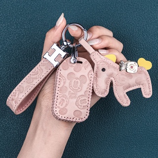 Honda Leather Key Cover New Female, Suitable for Tenth Generation Civic Crv Fit Lingpai Guandao Xrv Accord Fengfan Honda Car Key Protection Case