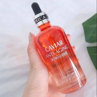 เซรั่ม Caviar anti-aging (สูตรสีส้มเติมเต็มริ้วรอยล่องลึกต่อต้านอนุมูลอิสระ)