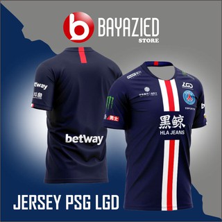 เสื้อกีฬาแขนสั้น ลายทีม PSG LGD DOTA 2 FREE NICKNAME