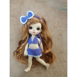 ชุดว่ายน้ำ ตุ๊กตาบาโบลี่ bjd ลาติ ดาบิ  พรีออเอดร์ ชุดตุ๊กตา **ไม่รวมตุ๊กตา **
