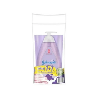 [เซ็ต] จอห์นสัน สบู่อาบน้ำ เบดไทม์ เบบี้ บาธ 500 มล. + ถุงเติม400 มล Johnson's Bedtime Baby Bath 500 ml + Refill 400 ml