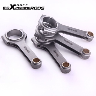 MAXPEEDINGRODS 4340 H-Beam ConRod For Honda Accord F22 SOHC 2.2L 1990-1997 Forged Connecting Rods Pleuel Bielle