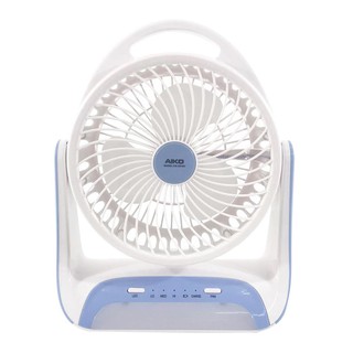 พัดลมพกพา พัดลมพกพา AIKO KN-2816U สีฟ้า พัดลม เครื่องใช้ไฟฟ้า DESK FAN AIKO KN-2816U LIGHT BLUE