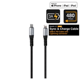 Capdase Sync &amp; Charge L-pin to USB-C PD Connector Cable (1.5M)