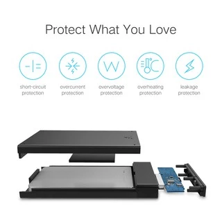 UGREEN รุ่น 30847 USB 3.0 External Box Hard Drive 2.5 กล่องใส่ฮาร์ดดิส External Hard Drive Adapter USB 3.0 to SATA