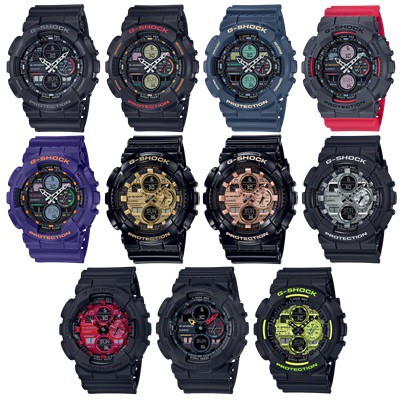 G-Shock GA-140 Series l GA-140-1,GA-140-1A4,GA-140-2,GA-140-4,GA-140-6,GA-140GB,GA-140AR,GA-140BMC)