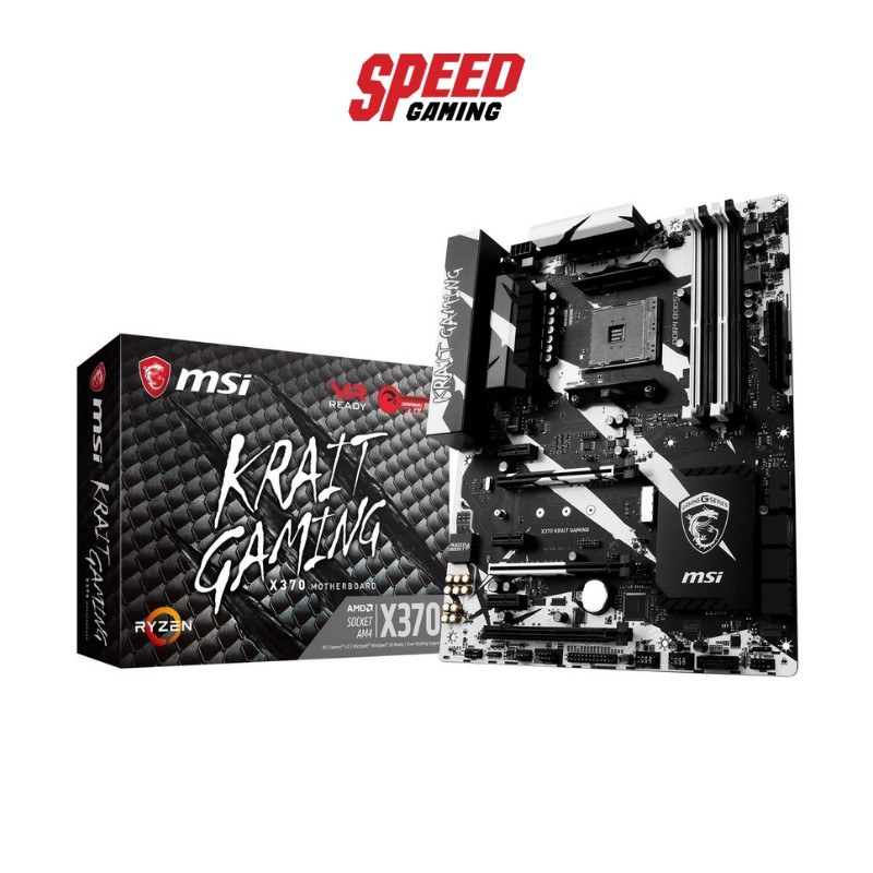 MSI MAINBOARD X370 KRAIT GAMING DDR4 AM4 (MBD-MSI-X370KRAIT) เมนบอร์ด SPEED GAMING