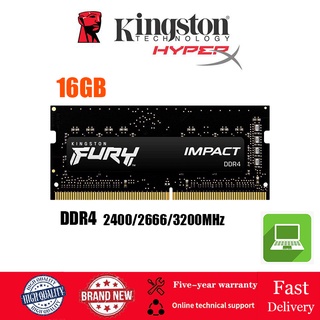 【พร้อมส่ง】แรมหน่วยความจําโน้ตบุ๊ก 16gb Kingston DDR4 SODIMM 2400 2666 3200MHz 260Pin 1.2V RAM PC4-19200 12800 21300 25600 สําหรับแล็ปท็อป