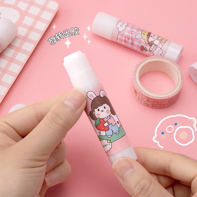 A326 ถูกที่สุดในไทย🇹🇭🇹🇭 กาวแท่ง Glue stick ใช้งานง่าย กาวแท่งลายการ์ตูน พร้อมส่งในไทย - รูปที่ 2