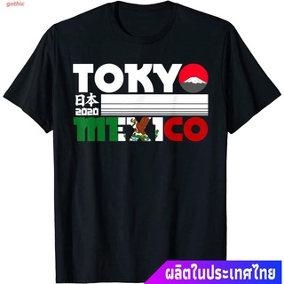 gothic เสื้อยืดลำลอง Mexico Tokyo World Games 2020 T-Shirt Short sleeve T-shirts