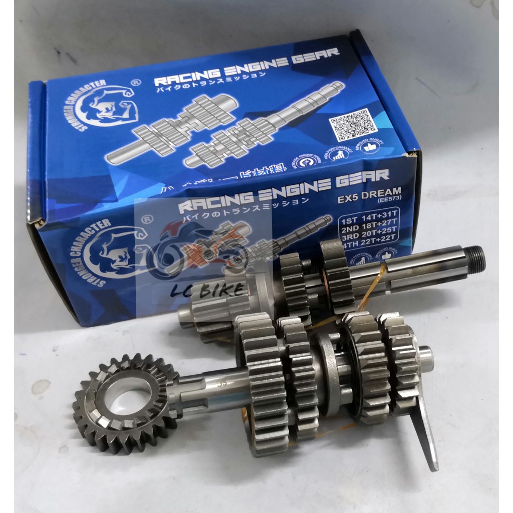 EX5 DREAM RACING GEAR BOX SET STRONGER Gear + Starter Gear Full Set Taikom Stronger