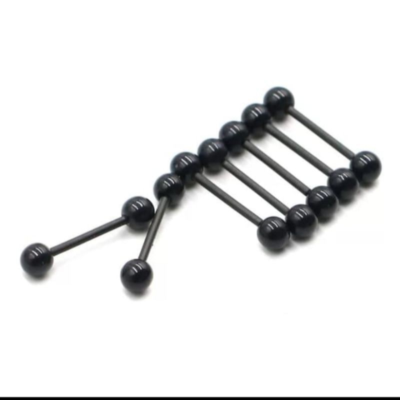 (ANO TITANIUM) FLASH SHAPE TITANIUM PIERCING EARRINGS สําหรับผู้ชายและผู้หญิง