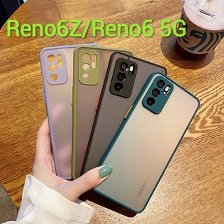 Reno7Z(พร้อมส่งในไทย)เคสขอบนิ่มหลังแข็งขุ่นคลุมกล้องOPPO Reno7 5G/Reno7Z 5G/A56 5G/A16K/A16/Reno6Z 5G/Reno6 5G