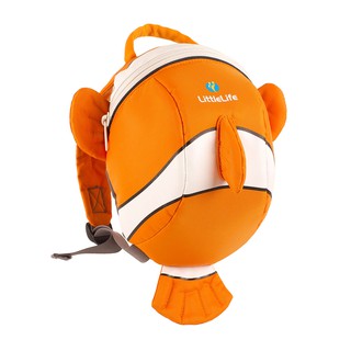 LittleLife เป้จูงเด็ก  ลายปลาการ์ตูน (Clownfish Toddler Backpack with rein) สำหรับเด็ก 1-3 ปี