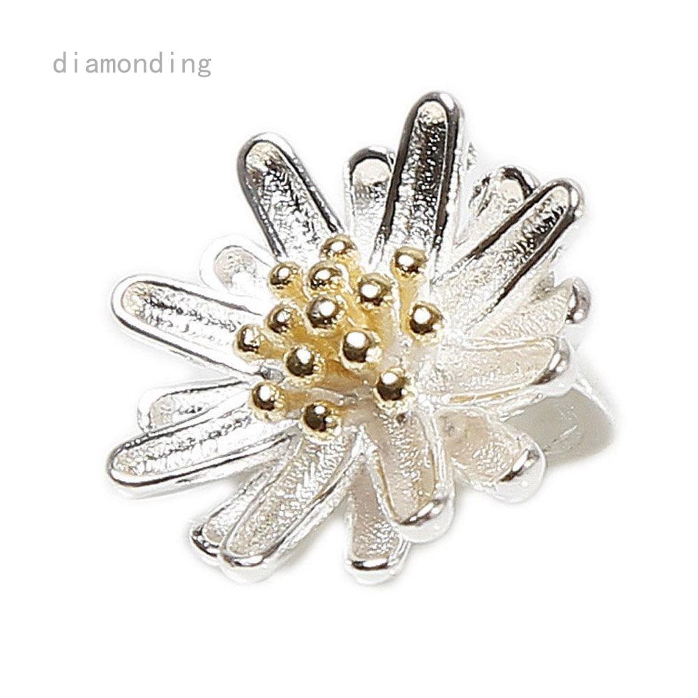 diamonding สร้อยคอจี้รูปดอกไม้เดซี่เครื่องประดับแฟชั่นสตรี