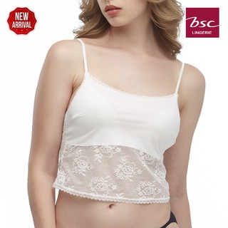 BSC Sexy Camisole เสื้อบังทรงลูกไม้ รูปแบบครึ่งตัว เซ็กซี่ - BC1419 BE,BL