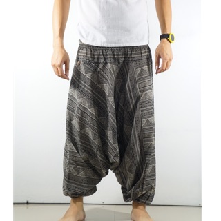 Thai cotton pants กางเกงม้งขายาว