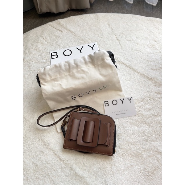 [LIKE NEW]BOYY BUCKLE CARD HOLDER WITH STRAP