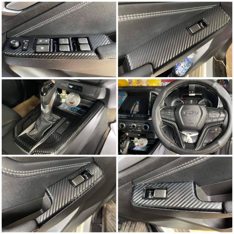 Isuzu D-max 2021-2025 สติ๊กเกอร์เคฟล่า กันรอย
